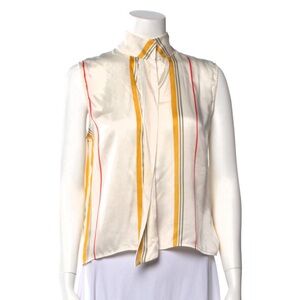 FRAME Silk Blouse Small